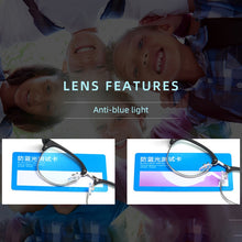 Carica l&#39;immagine nel visualizzatore di Gallery, Kids Anti Blue Light Glasses Computers TR90 Flexible Frames Brand Designer Boys Girls Anti-reflective Glasses UV400 Eyewear 822