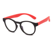 Load image into Gallery viewer, Kids Anti Blue Light Glasses Frame Children TR90 Silicone Optical Glasses Boy Girl Flexible Round Eyeglasses Protective Orange