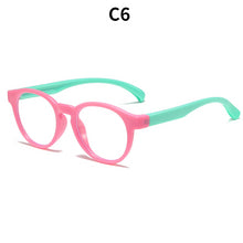 Load image into Gallery viewer, Kids Blue Light Blocking Glasses Computer Glasses Silicone Frame Clear Lens Girl Boy Video Gaming Children Safety Glass