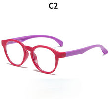 Load image into Gallery viewer, Kids Blue Light Blocking Glasses Computer Glasses Silicone Frame Clear Lens Girl Boy Video Gaming Children Safety Glass