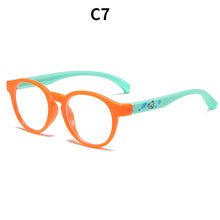 Load image into Gallery viewer, Kids Blue Light Blocking Glasses Computer Glasses Silicone Frame Clear Lens Girl Boy Video Gaming Children Safety Glass