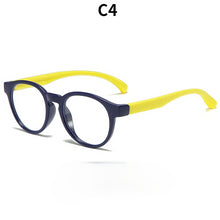 Load image into Gallery viewer, Kids Blue Light Blocking Glasses Computer Glasses Silicone Frame Clear Lens Girl Boy Video Gaming Children Safety Glass