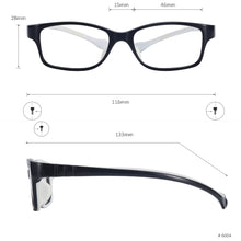 Load image into Gallery viewer, Kids Colourful Rectangular Rubber Glasses Girl Boy  Lightweight Spectacles  For Prescription Myopia Lenses