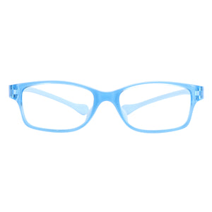 Kids Colourful Rectangular Rubber Glasses Girl Boy  Lightweight Spectacles  For Prescription Myopia Lenses