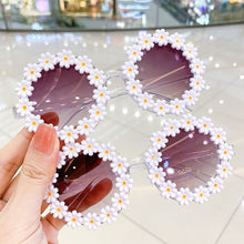 Load image into Gallery viewer, Kids Cute Sunglasses Round Flower Children Sunglasses Girls Baby Shades Glasses UV400 Outdoor Sun Protection Eyewear