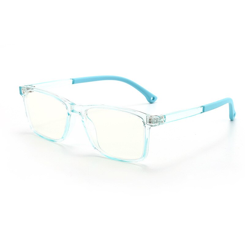 Occhiali per bambini Anti luce blu Ragazzi Ragazze Occhiali quadrati che bloccano la luce blu Occhiali da vista ultraleggeri TR90 Occhiali UV400 8500 