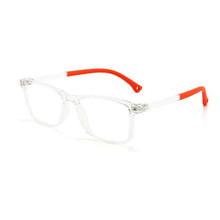 Carica l&#39;immagine nel visualizzatore di Gallery, Occhiali per bambini Anti luce blu Ragazzi Ragazze Occhiali quadrati che bloccano la luce blu Occhiali da vista ultraleggeri TR90 Occhiali UV400 8500 