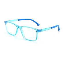 Carica l&#39;immagine nel visualizzatore di Gallery, Occhiali per bambini Anti luce blu Ragazzi Ragazze Occhiali quadrati che bloccano la luce blu Occhiali da vista ultraleggeri TR90 Occhiali UV400 8500 