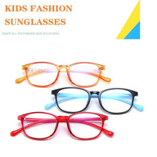 Load image into Gallery viewer, Kids Glasses for Sight 5-12 Years with Strap Anti Blue Light Myopia Prescription Eyewear Computer Children Eyeglasses
