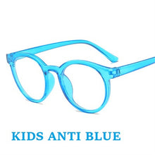 Load image into Gallery viewer, Kids Optical Glasses Children Safe Eyeglasses Plain Mirror Silicone Anti-blue Light Goggles Eyewear Frame Round Glass Frame