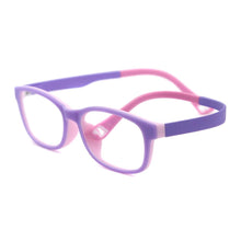 Carica l&#39;immagine nel visualizzatore di Gallery, Kids Oval Ultem Spectacles Girl Boy Soft Eyeglass Frames Lightweight and Flexible Prescription Glasses