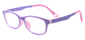 Kids Oval Ultem Spectacles Girl Boy Soft Eyeglass Frames Lightweight and Flexible Prescription Glasses