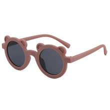 Load image into Gallery viewer, Kids Round Cute Cartoon Sunglasses Boys Girls Bear Shape Lovely Sun Glasses Children Baby Shades Sun UV Protection Glasses UV400