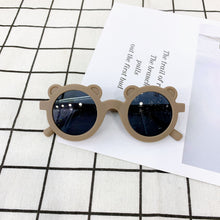 Load image into Gallery viewer, Kids Round Cute Cartoon Sunglasses Boys Girls Bear Shape Lovely Sun Glasses Children Baby Shades Sun UV Protection Glasses UV400