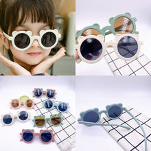 Load image into Gallery viewer, Kids Round Cute Cartoon Sunglasses Boys Girls Bear Shape Lovely Sun Glasses Children Baby Shades Sun UV Protection Glasses UV400