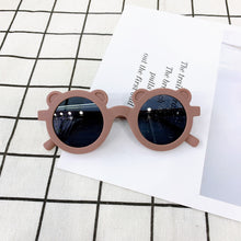 Load image into Gallery viewer, Kids Round Cute Cartoon Sunglasses Boys Girls Bear Shape Lovely Sun Glasses Children Baby Shades Sun UV Protection Glasses UV400
