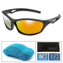 Load image into Gallery viewer, Kids Sports Sun Glasses With case Box Boys Cool Outdoor Sunglasses Goggle UV400 Eyewear Balance car Cool Children Glasses