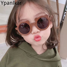 Load image into Gallery viewer, Kids Sunglasses Cartoon Bear Shape Girls Boy Children Sun Glasses Round Street Beat Eyeglasses Cute Baby Shades Eyewears UV400