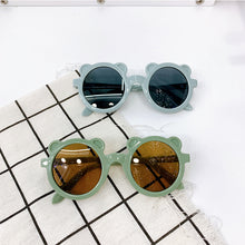Load image into Gallery viewer, Kids Sunglasses Cartoon Bear Shape Girls Children Sun Glasses Round Street Beat Eyeglasses Cute Baby Shades Eyewear UV