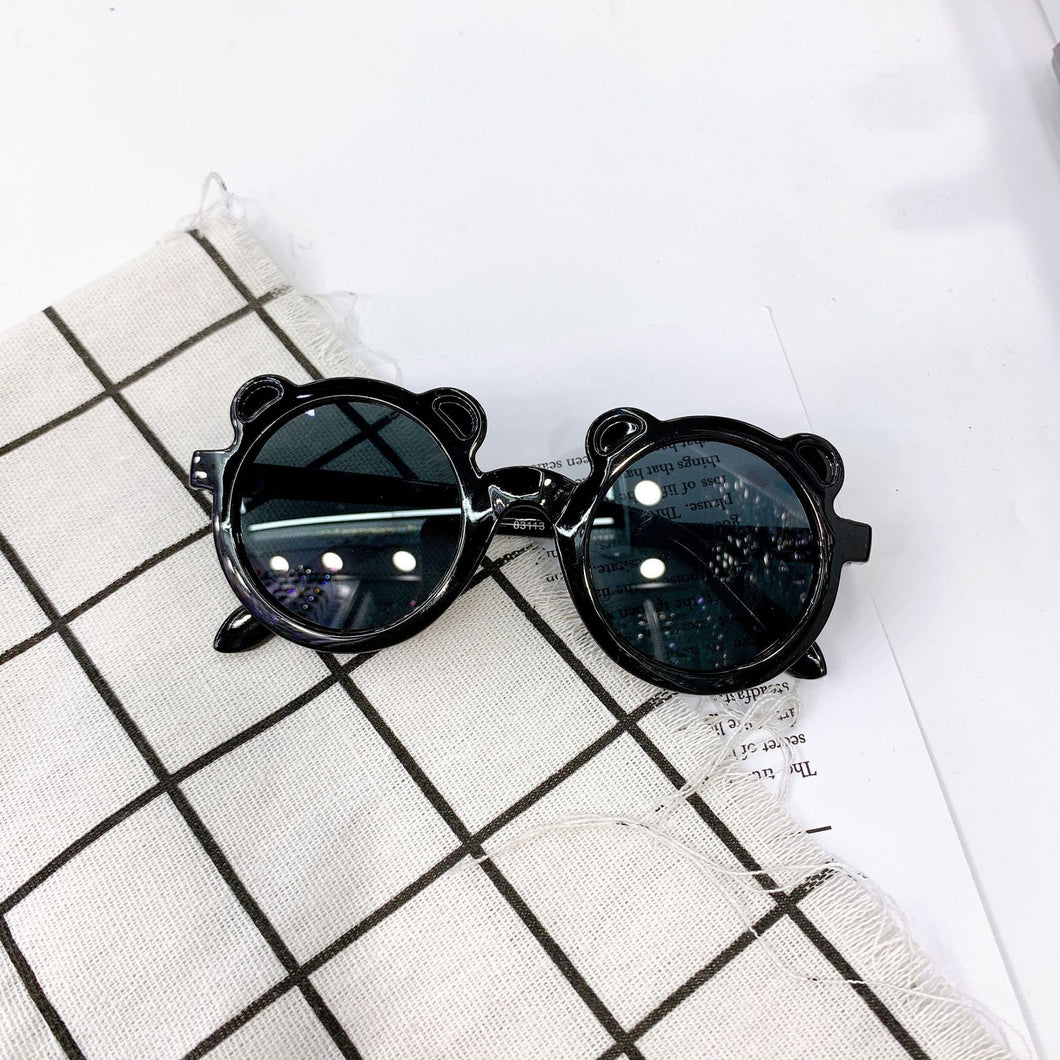 Kids Sunglasses Cartoon Bear Shape Girls Children Sun Glasses Round Street Beat Eyeglasses Cute Baby Shades Eyewear UV