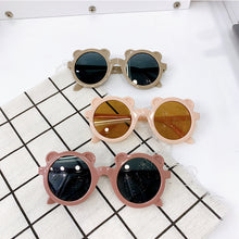 Load image into Gallery viewer, Kids Sunglasses Cartoon Bear Shape Girls Children Sun Glasses Round Street Beat Eyeglasses Cute Baby Shades Eyewear UV