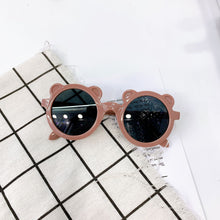 Load image into Gallery viewer, Kids Sunglasses Cartoon Bear Shape Girls Children Sun Glasses Round Street Beat Eyeglasses Cute Baby Shades Eyewear UV