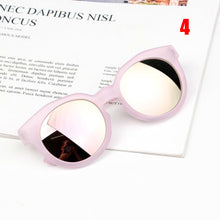Load image into Gallery viewer, Kids Sunglasses Colorful Reflective Mirror Boys Girls Children Classic Retro Cute Sun Glasses Round Eyewear UV400