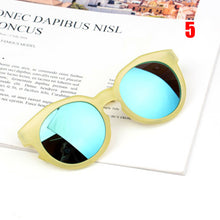 Load image into Gallery viewer, Kids Sunglasses Colorful Reflective Mirror Boys Girls Children Classic Retro Cute Sun Glasses Round Eyewear UV400