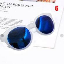 Load image into Gallery viewer, Kids Sunglasses Colorful Reflective Mirror Boys Girls Children Classic Retro Cute Sun Glasses Round Eyewear UV400