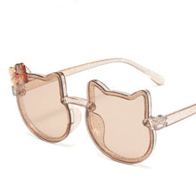 Load image into Gallery viewer, Kids Sunglasses Girls Boys Shiny Bowknot Sun Glasses Lovely Cat Children Eyewear Gradient Eyeglasses UV400