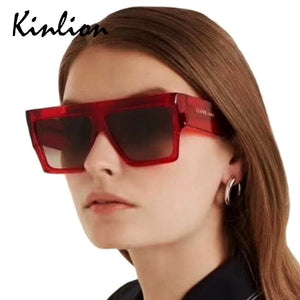 Kinlion Square Sunglasses Women Retro Ladies Luxry Plastic Sunglass for Men Eyewear Frames Goggle Uv Protect Female Oculos Gafas