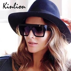 Kinlion Square Sunglasses Women Retro Ladies Luxry Plastic Sunglass for Men Eyewear Frames Goggle Uv Protect Female Oculos Gafas