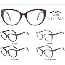 Carica l&#39;immagine nel visualizzatore di Gallery, Kirka Cat Eye Woman Glasses Frames Lady Myopia/Reading Eyeglasses Frame Optical Prescription with Clear Lens Design