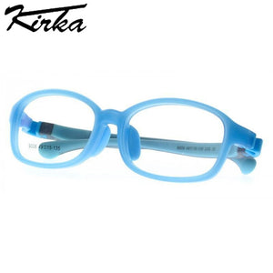 Kirka Child Eyeglasses Frames Optical Prescription Boy Glasses TR90 Light Oval Kids Eyeglasses Frame 6 Colors Girls Glass 9006