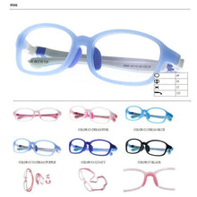 Carica l&#39;immagine nel visualizzatore di Gallery, Kirka Child Eyeglasses Frames Optical Prescription Boy Glasses TR90 Light Oval Kids Eyeglasses Frame 6 Colors Girls Glass 9006