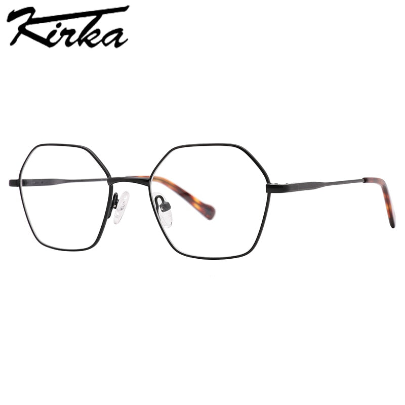 Kirka Child Metal Glasses Frame Geometric Glasses Frame Full Rim Brand Design Frame for Kids Prescription Eyewear Frame Optical