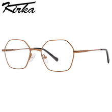 Load image into Gallery viewer, Kirka Child Metal Glasses Frame Geometric Glasses Frame Full Rim Brand Design Frame for Kids Prescription Eyewear Frame Optical