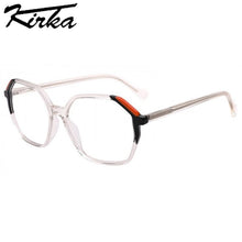 Load image into Gallery viewer, Kirka Female Glasses Frame Aviator Shape Woman Spectacles Frames Patchwork Colors Women Glasses Eyewear Optical Glasses WD4143