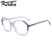 Load image into Gallery viewer, Kirka Female Glasses Frame Aviator Shape Woman Spectacles Frames Patchwork Colors Women Glasses Eyewear Optical Glasses WD4143