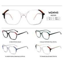 Load image into Gallery viewer, Kirka Female Glasses Frame Aviator Shape Woman Spectacles Frames Patchwork Colors Women Glasses Eyewear Optical Glasses WD4143