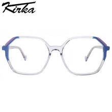 Load image into Gallery viewer, Kirka Female Glasses Frame Aviator Shape Woman Spectacles Frames Patchwork Colors Women Glasses Eyewear Optical Glasses WD4143