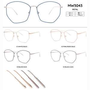 Kirka Female Glasses frames Optical Prescription Glasses for Woman Man Eyeglasses Geometric Big Frames Goggles Antiblue Glasses