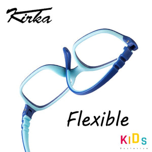 Kirka Flexible Kids Eyeglasses Frame TR90 Children Glasses Unbreakable Safe Light Boys Girls Optical Glasses Frame Kids Glasses