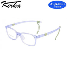 Load image into Gallery viewer, Kirka Kid Anti-blue Glasses Children Non-slip Temples TR90 Frame Eyeglasses Boy Girl Computer Eyewear Protect Eyes Child Glasses
