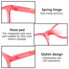 Load image into Gallery viewer, Kirka Kid Anti-blue Glasses Children Non-slip Temples TR90 Frame Eyeglasses Boy Girl Computer Eyewear Protect Eyes Child Glasses