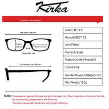 Load image into Gallery viewer, Kirka Kid Anti-blue Glasses Children Non-slip Temples TR90 Frame Eyeglasses Boy Girl Computer Eyewear Protect Eyes Child Glasses