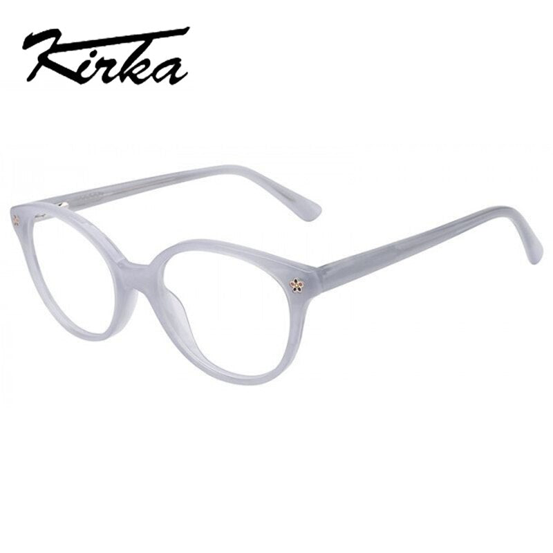 Kirka Kid Glasses Frame Acetate Optical Spectacles Frame Children 5-8 Years old Eyeglasses Frame Pure Color Anti-blue Glasses