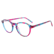 Load image into Gallery viewer, Kirka Kids Glasses Acetate Frames Round Lens Child Optical Eyewear Boys and Girls Myopia/Anti-blue Glasses Frame Floral pattern