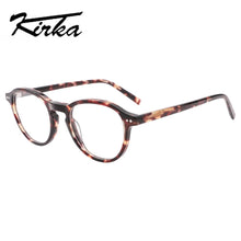 Load image into Gallery viewer, Kirka Kids Glasses Acetate Frames Round Lens Child Optical Eyewear Boys and Girls Myopia/Anti-blue Glasses Frame Floral pattern