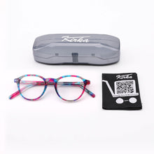 Load image into Gallery viewer, Kirka Kids Glasses Acetate Frames Round Lens Child Optical Eyewear Boys and Girls Myopia/Anti-blue Glasses Frame Floral pattern